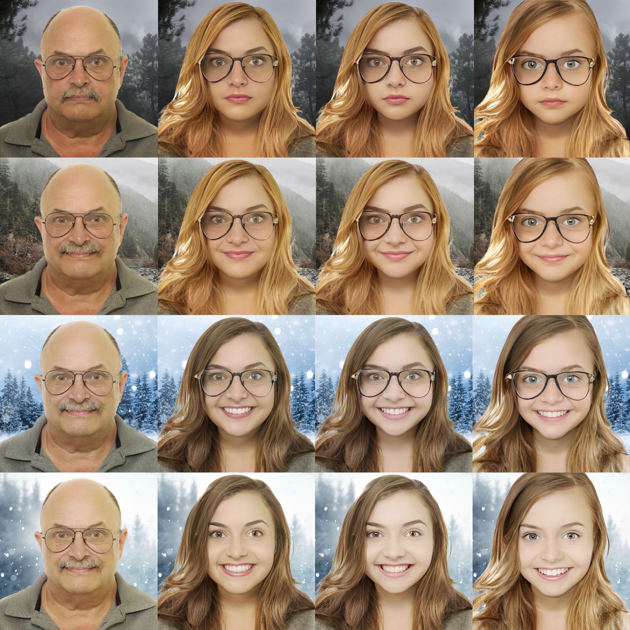 My AI-generated Virtual Family